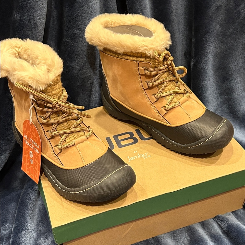 Jambu Women's Brown and Black Winter Boots size 9M